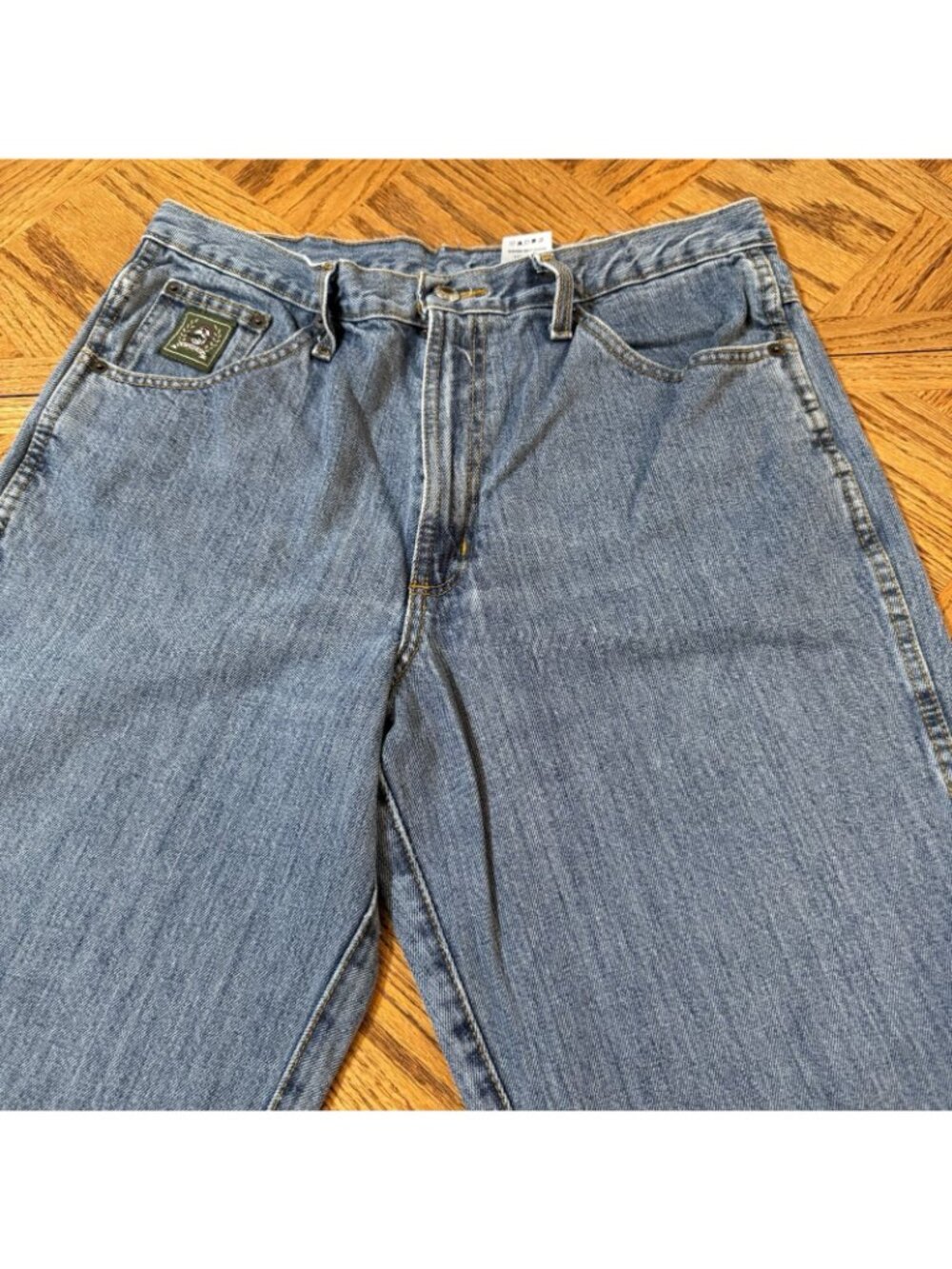 Cinch Jeans 33x32 Mens Blue Denim Green Label Rigid Medium Stone Tapered Western - Picture 2 of 7